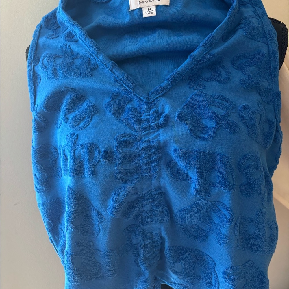 Juicy Couture blue top
